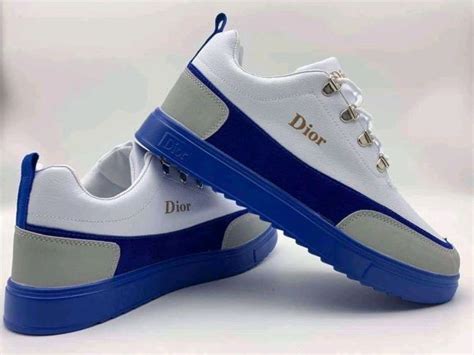 christian dior sneakers blue and white|Christian Dior sneakers prices.